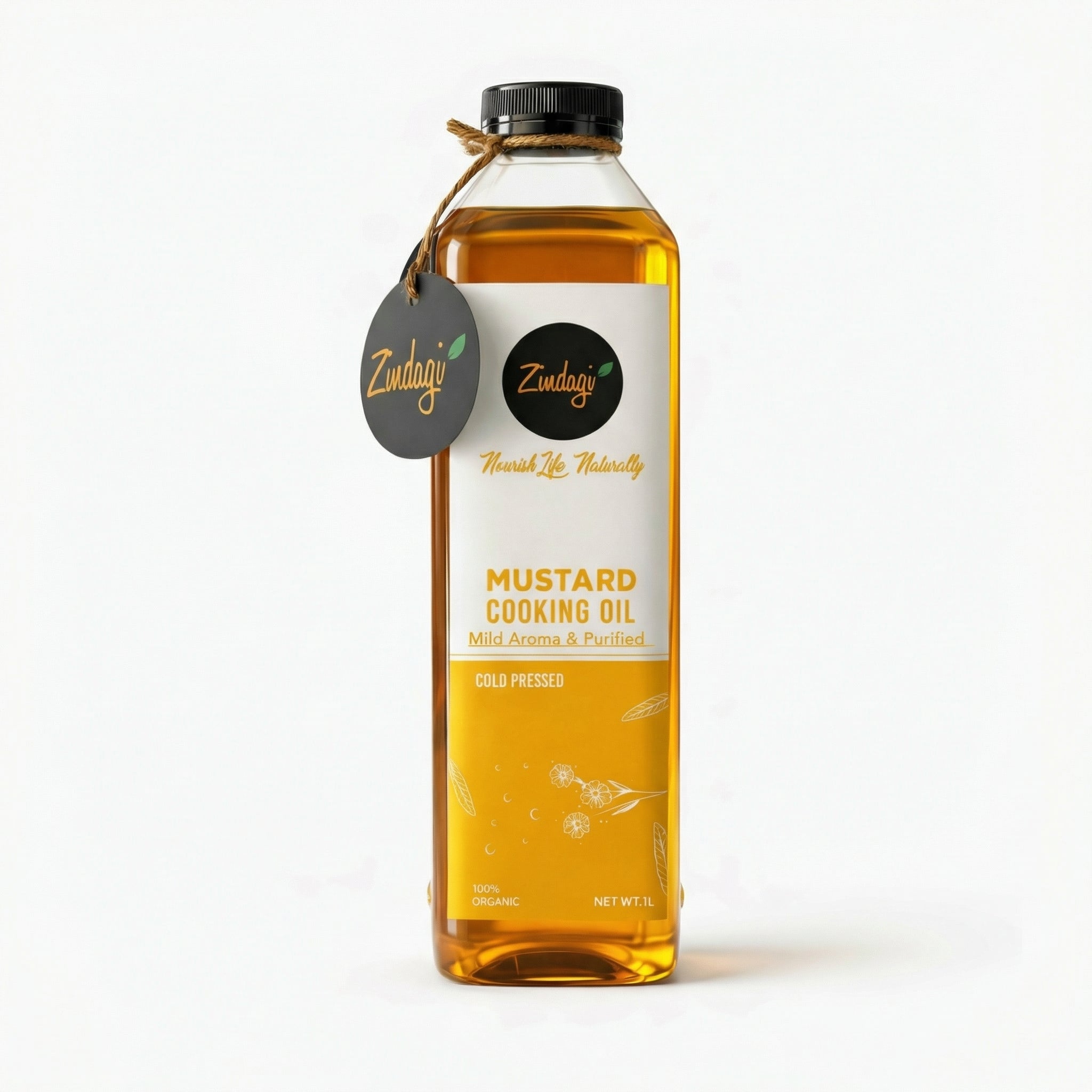 Organic Zindagi Mild Aroma Mustard Oil